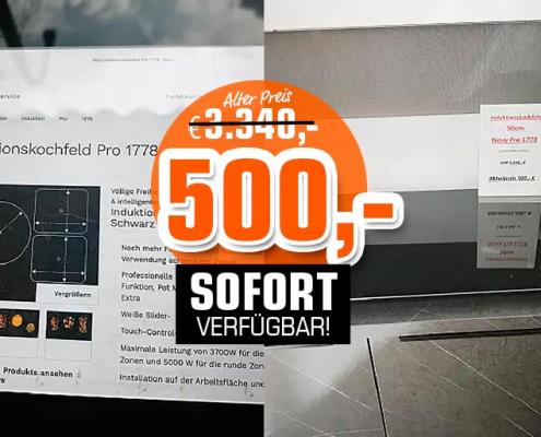 NOVY Novy Pro 1778 Induktionskochfeld Einmaliges Angebot Abholpreis voll Funktionsfähig 500€*