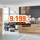 Structura/Easytouch Moderne nobilia®-Küchenkombination mit Fronten und Nischenverkleidung in Eiche Sierra Nachbildung